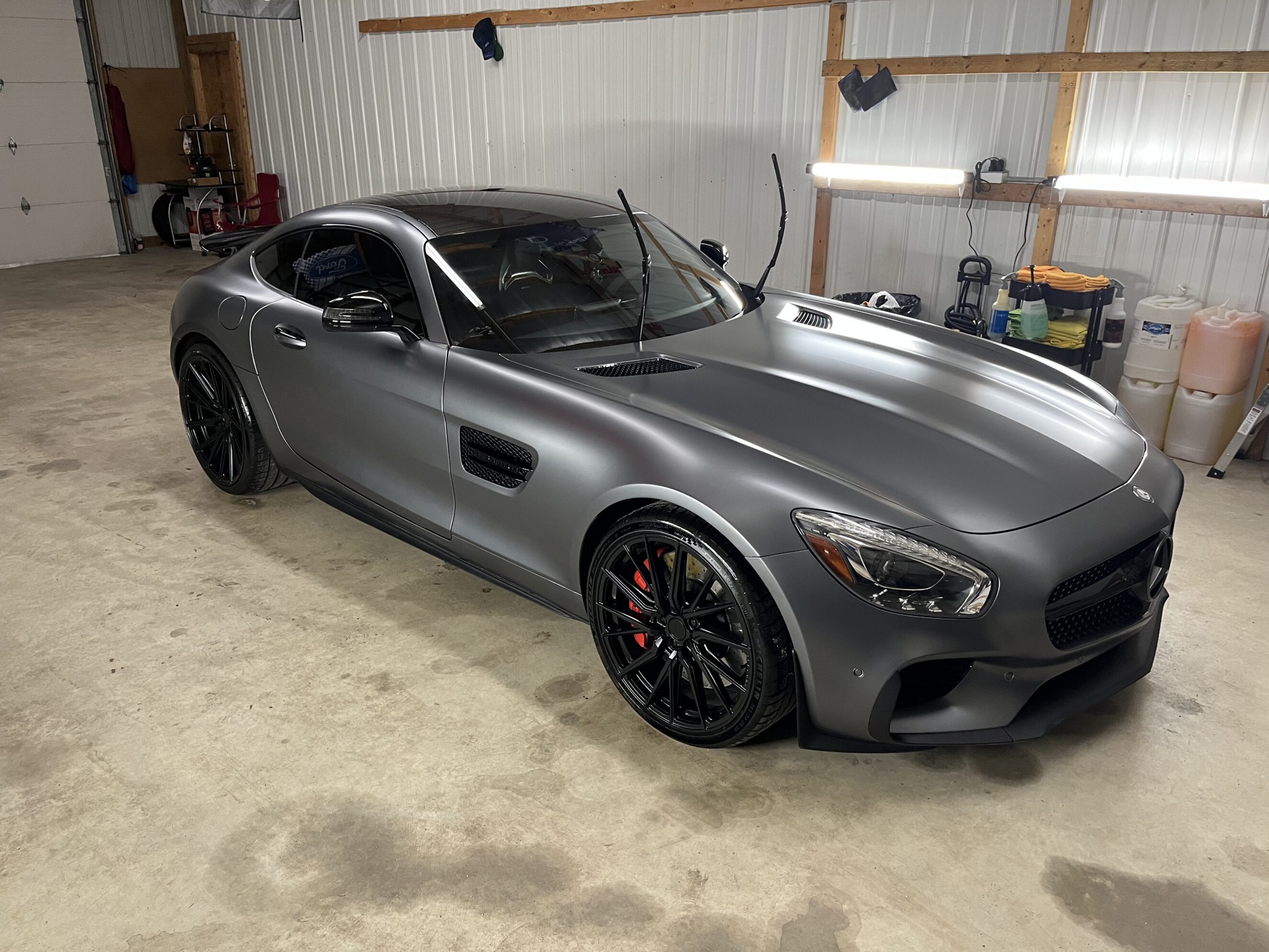 Grey BMW