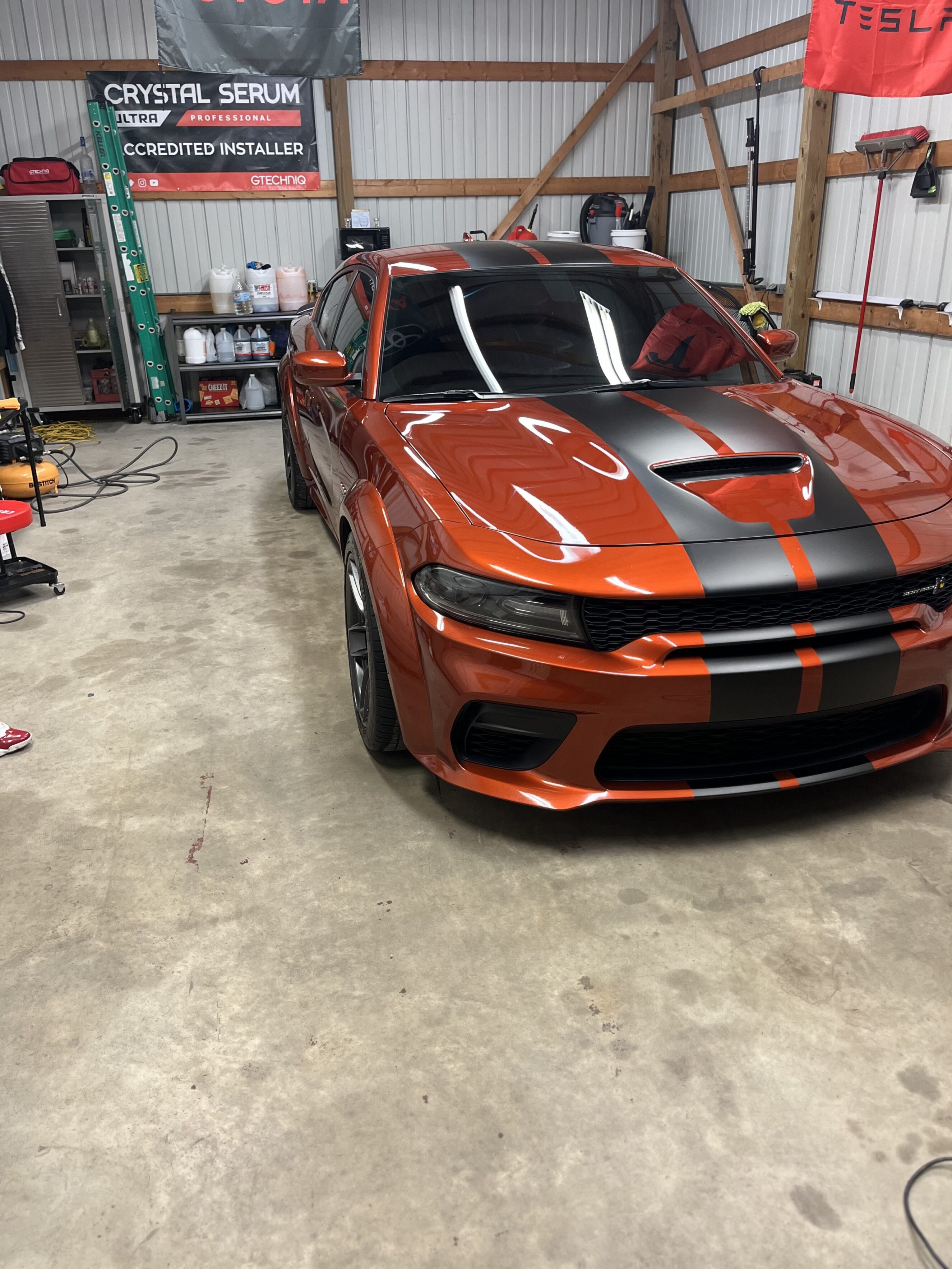 Orange Copper Dodge Charger